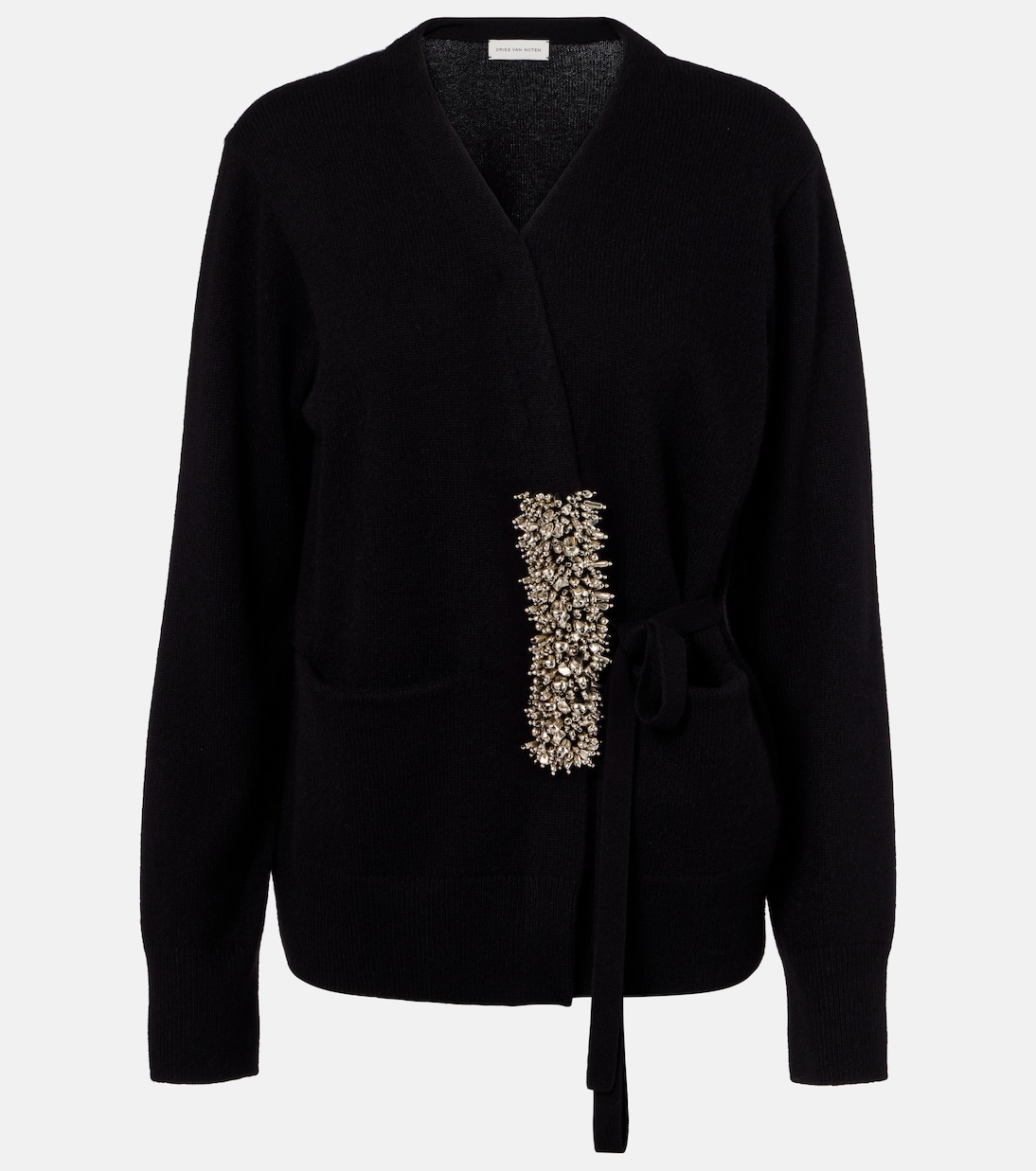 Cardigan aus Kaschmir mit Kristallen | Dries Van Noten