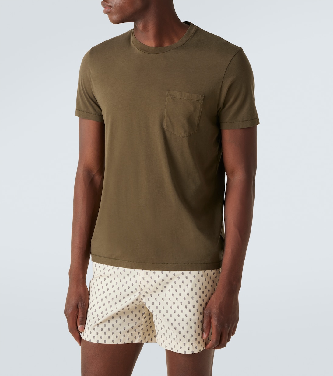 T-Shirt aus Baumwolle und Seide | Tom Ford