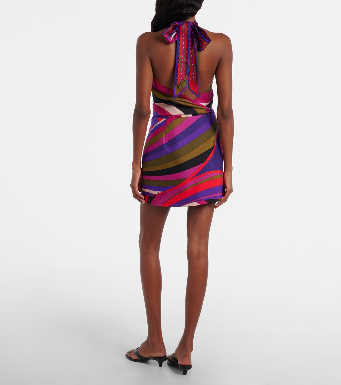 Iride silk wrap skirt | Pucci