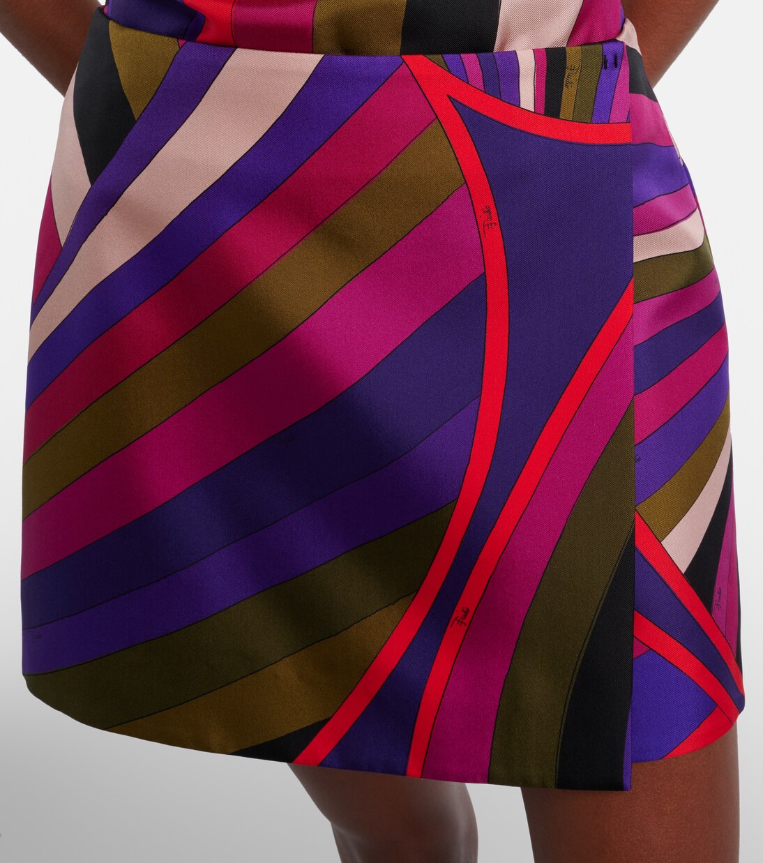 Iride silk wrap skirt | Pucci