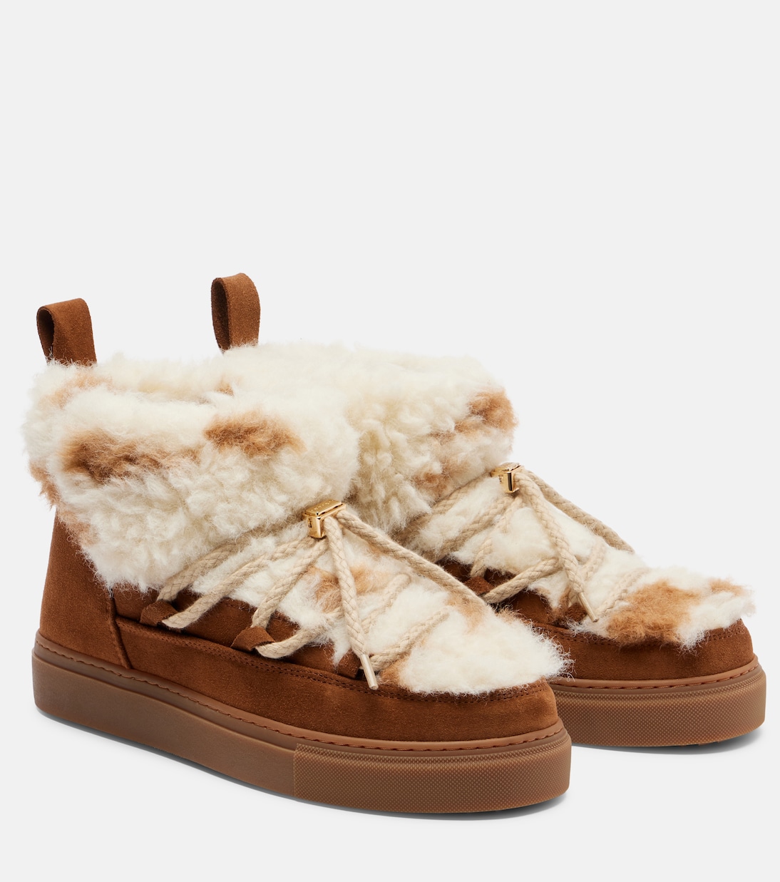 Schneestiefel Teddy Low aus Veloursleder | Inuikii