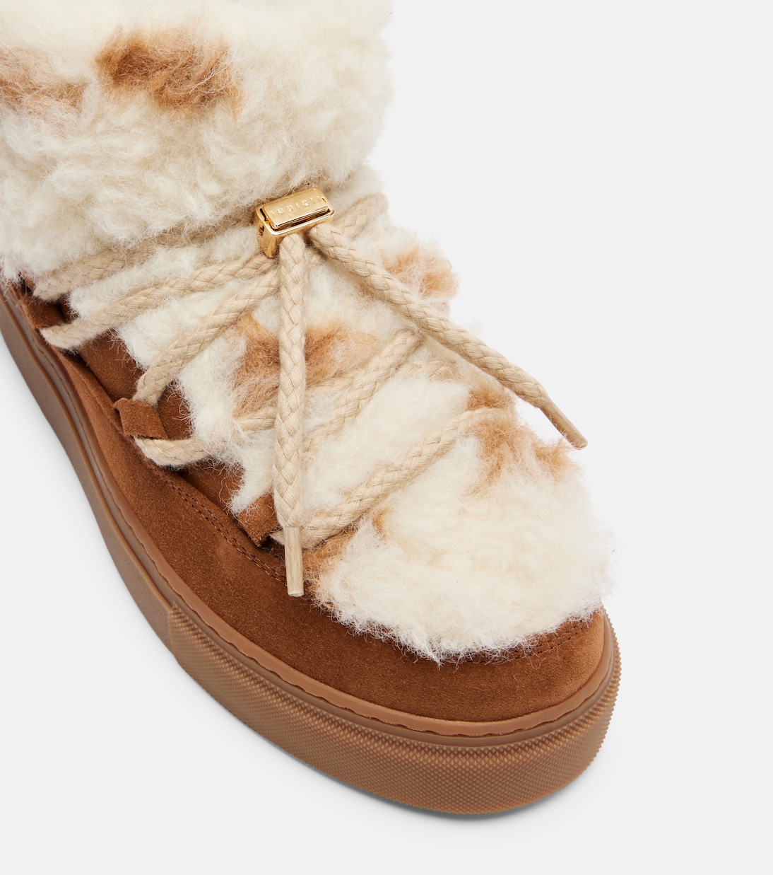 Schneestiefel Teddy Low aus Veloursleder | Inuikii