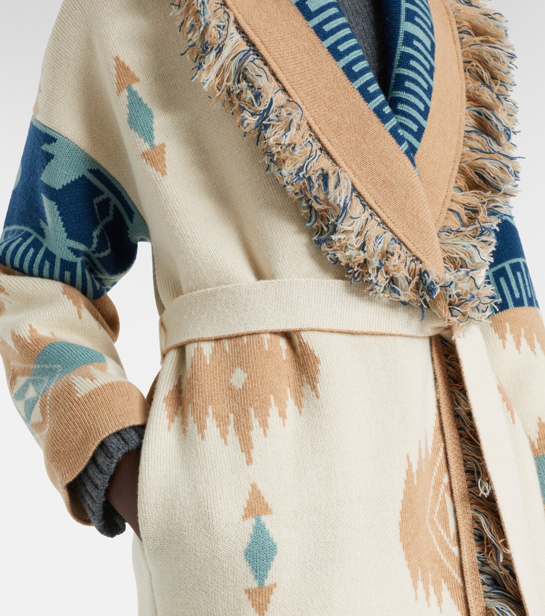 Abrigo Icon de jacquard de lana virgen | Alanui