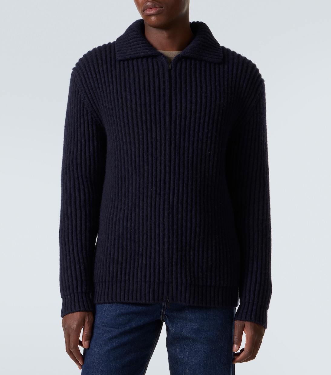 Hornby cashmere zip-up cardigan | The Row