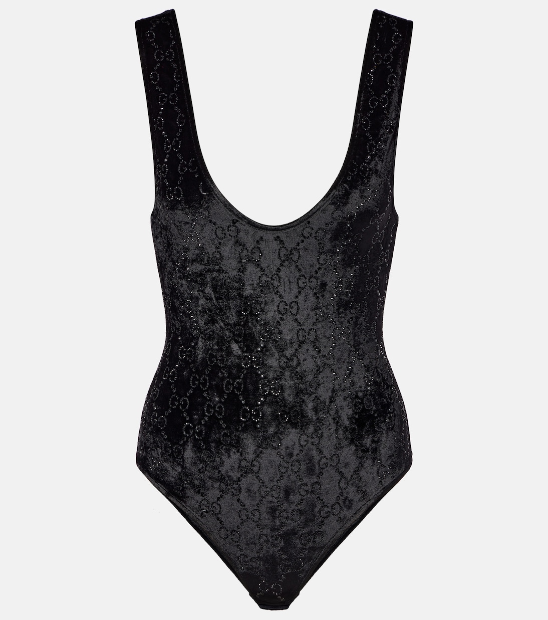 GG embellished chenille bodysuit | Gucci