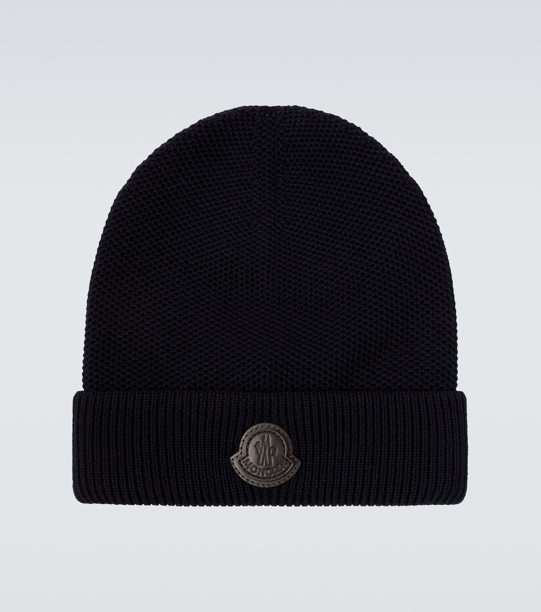 Logo virgin wool beanie | Moncler