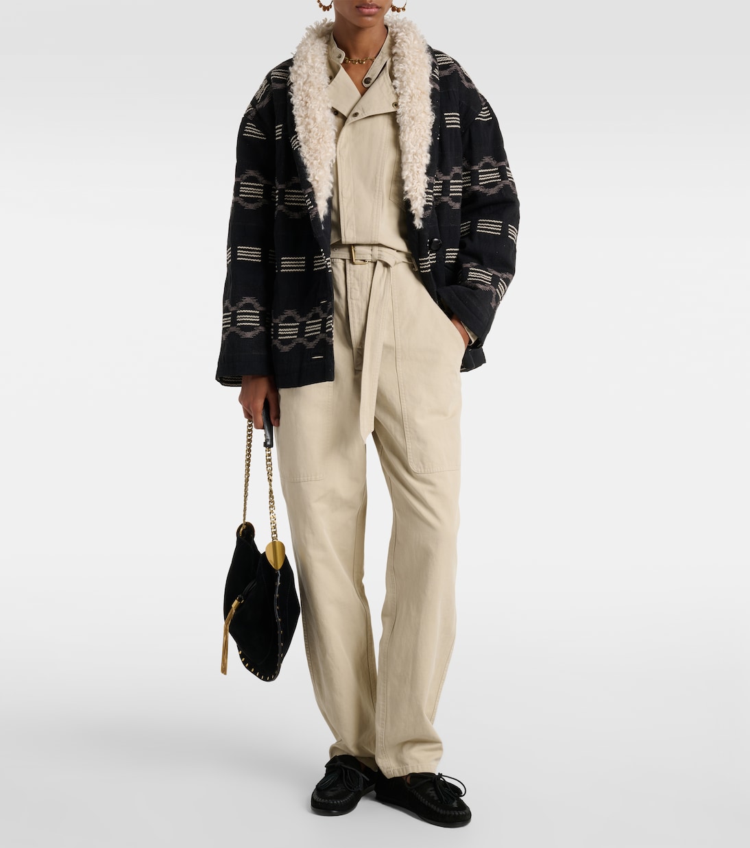 Jumpsuit Nessime aus Baumwolle und Leinen | Marant Etoile