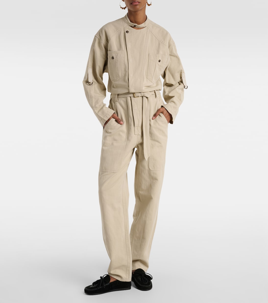 Jumpsuit Nessime aus Baumwolle und Leinen | Marant Etoile