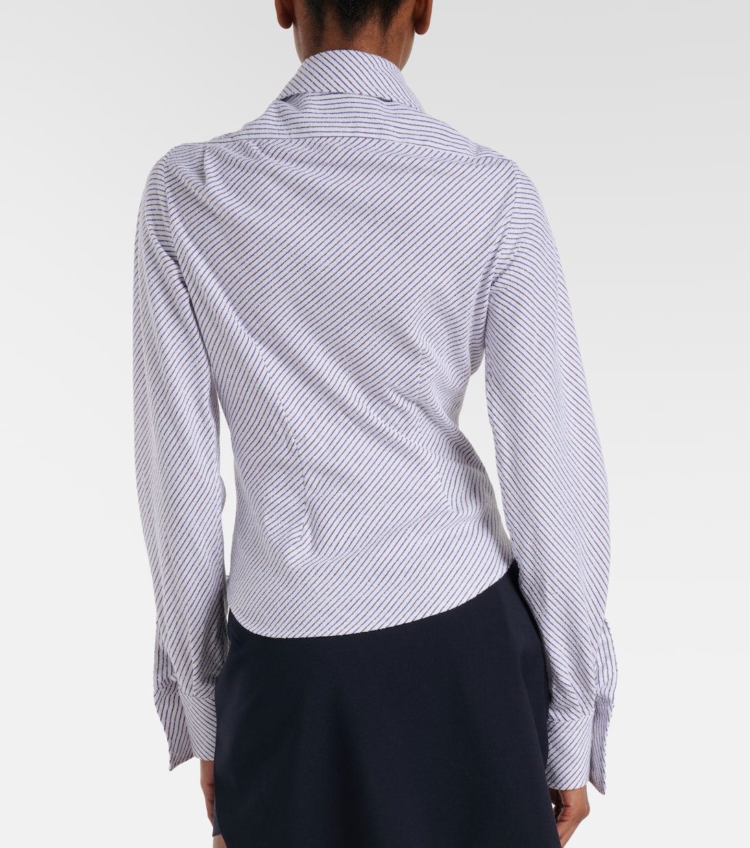 Striped cotton-blend poplin shirt | Vivienne Westwood