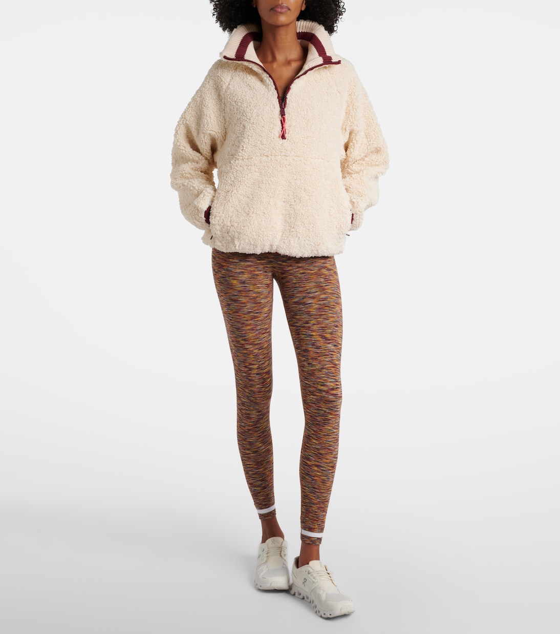 Harlow half-zip top | The Upside