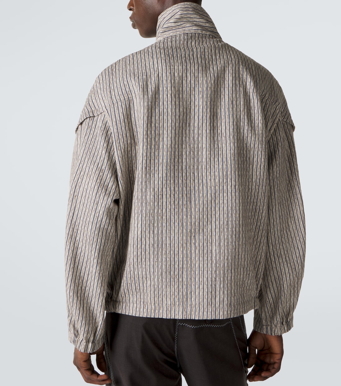 Farkas cotton and linen-blend jacket | Kiko Kostadinov