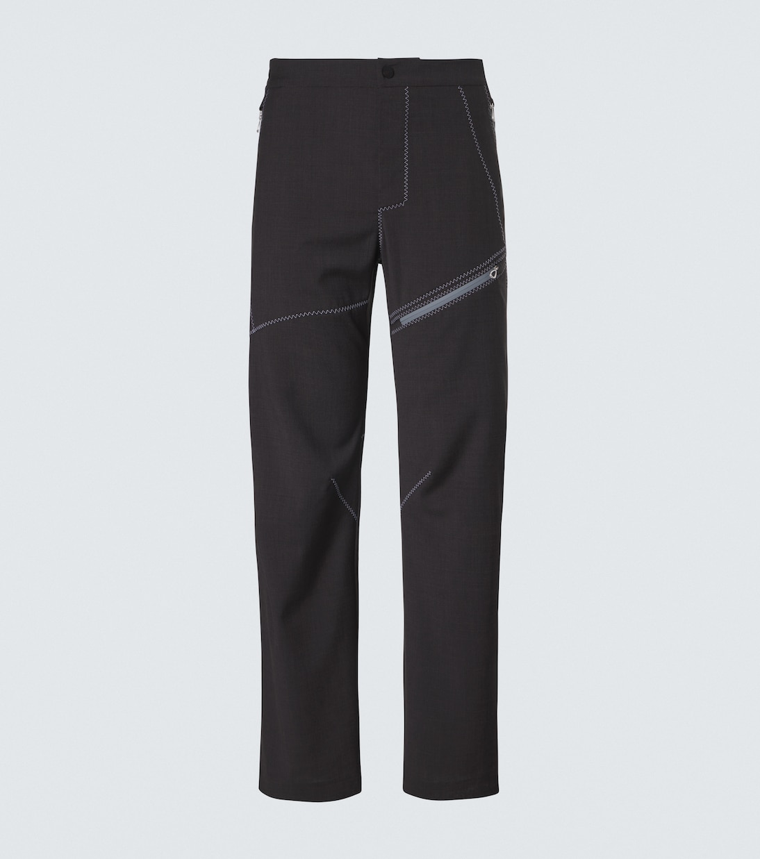 Fosco virgin wool straight pants | Kiko Kostadinov