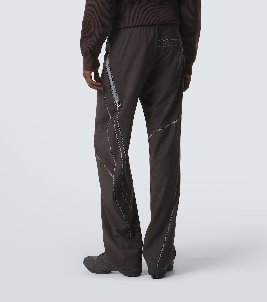 Fosco virgin wool straight pants | Kiko Kostadinov