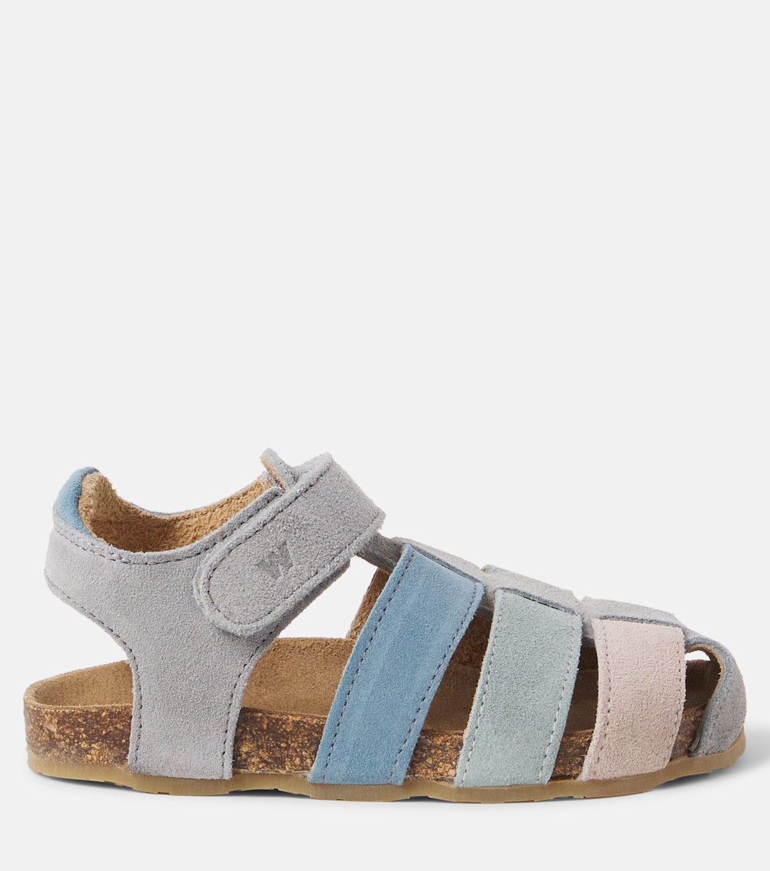 Sandalen Izzy aus Veloursleder | Wheat