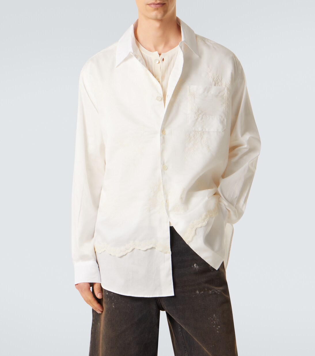 Vast embroidered cotton shirt | Our Legacy