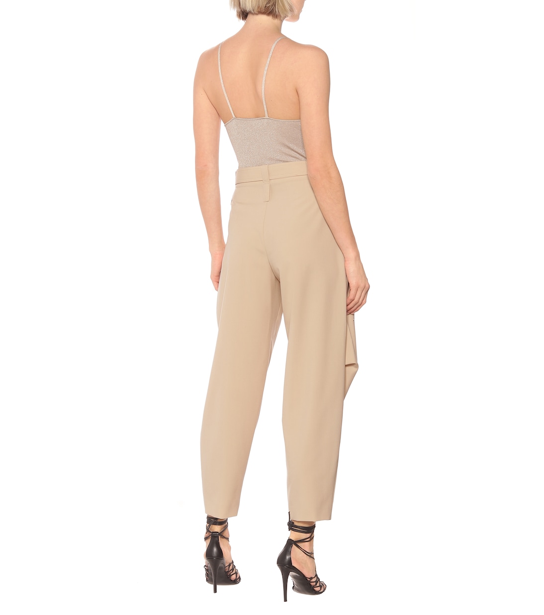 Adaline wool carrot-leg cargo pants | Stella McCartney