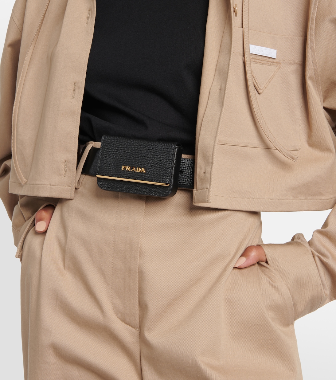 Marsupio in pelle saffiano | Prada