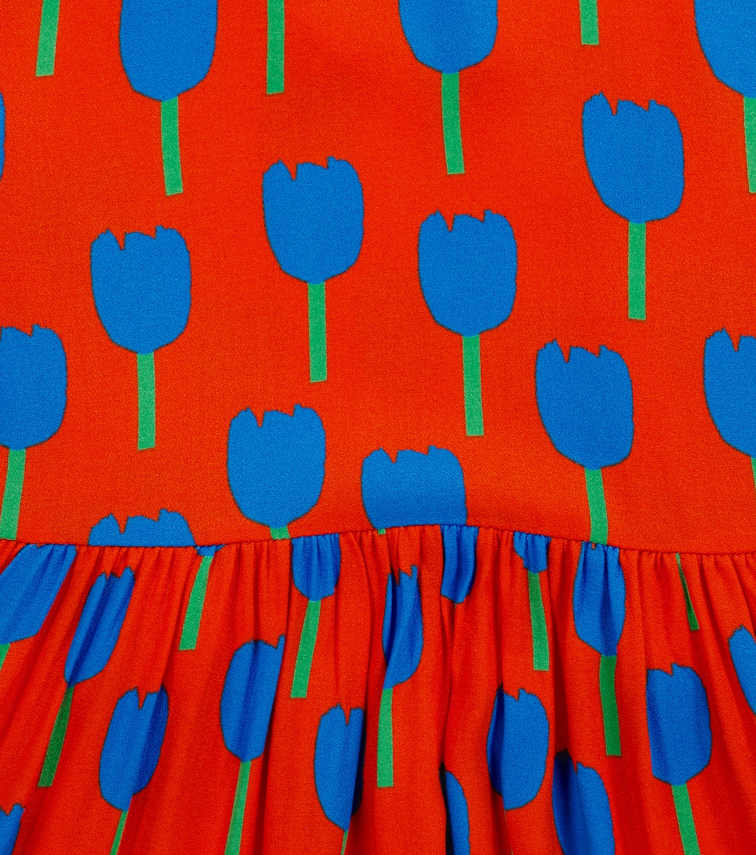 Bedrucktes Kleid aus Crêpe | Stella McCartney Kids
