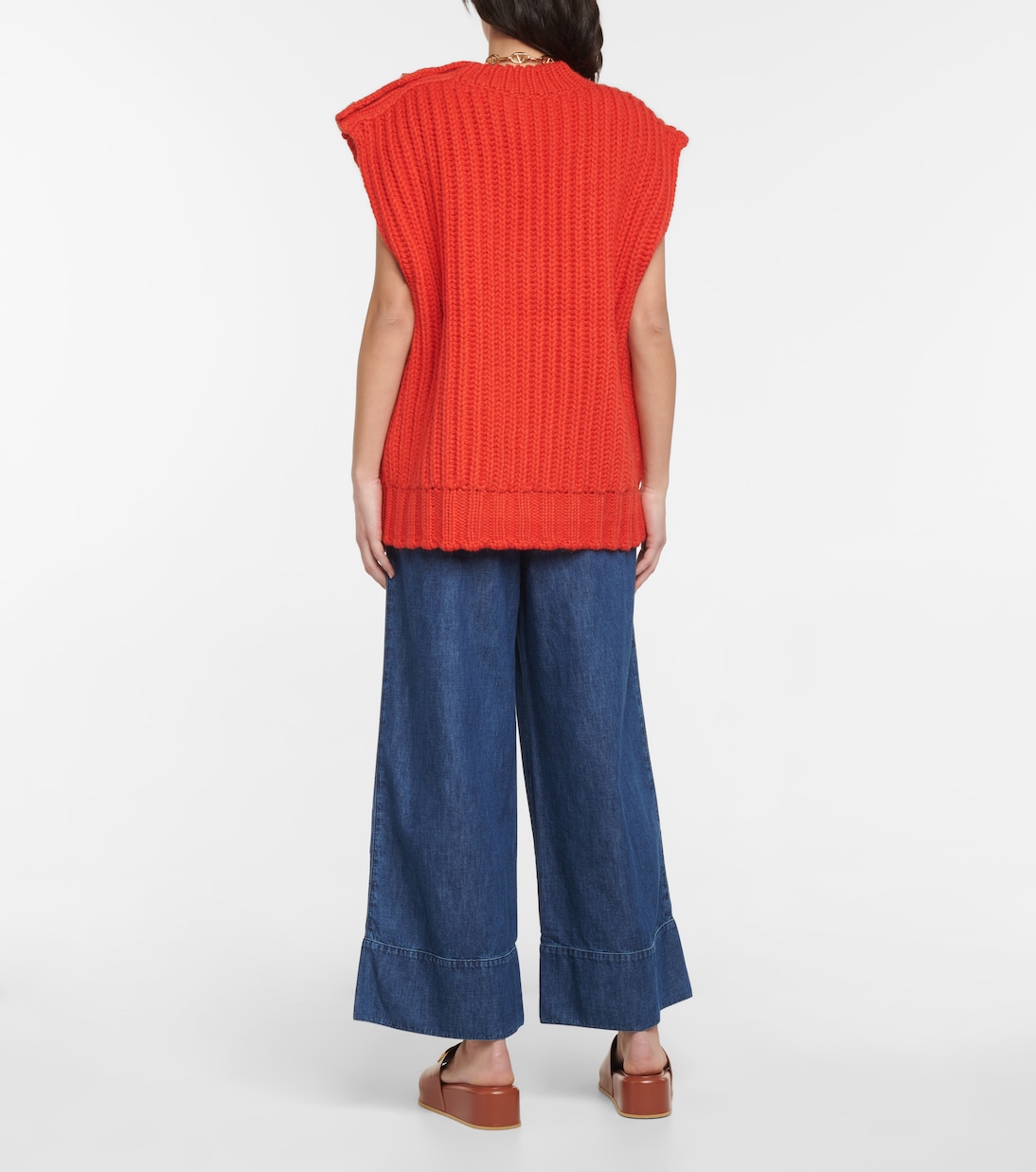 Wool-blend sweater vest | Valentino