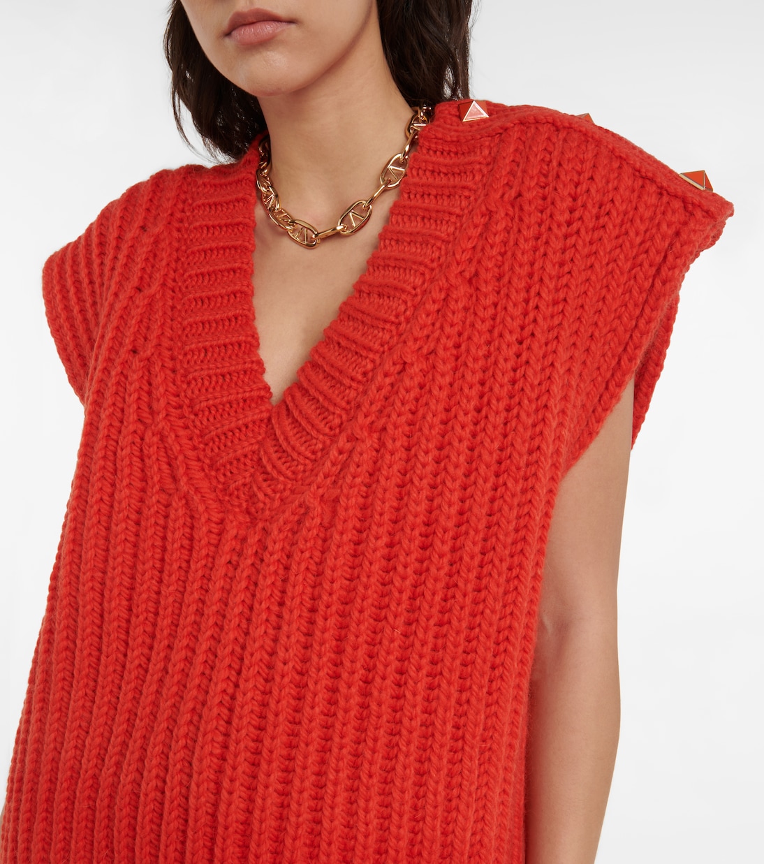 Wool-blend sweater vest | Valentino