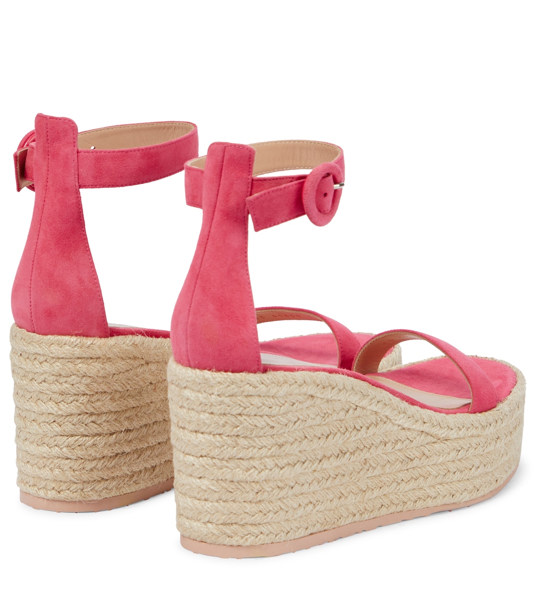 Sandali espadrillas in suede con zeppa | Gianvito Rossi