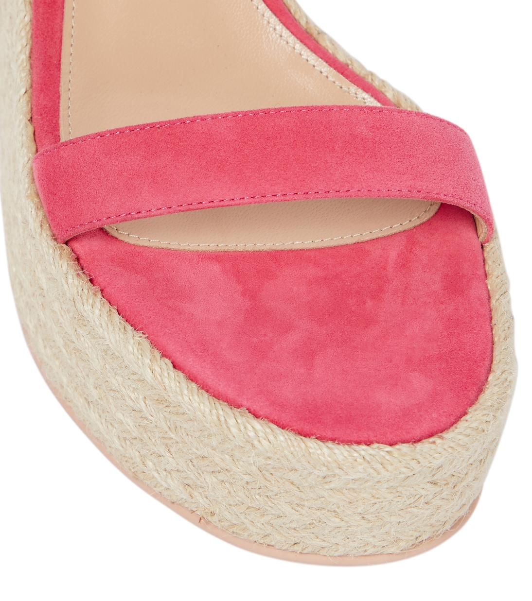 Sandali espadrillas in suede con zeppa | Gianvito Rossi