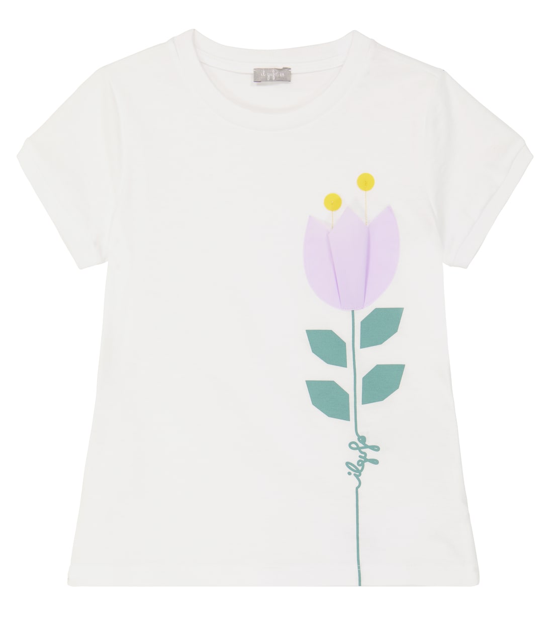 Bedrucktes T-Shirt aus Baumwolle | Il Gufo