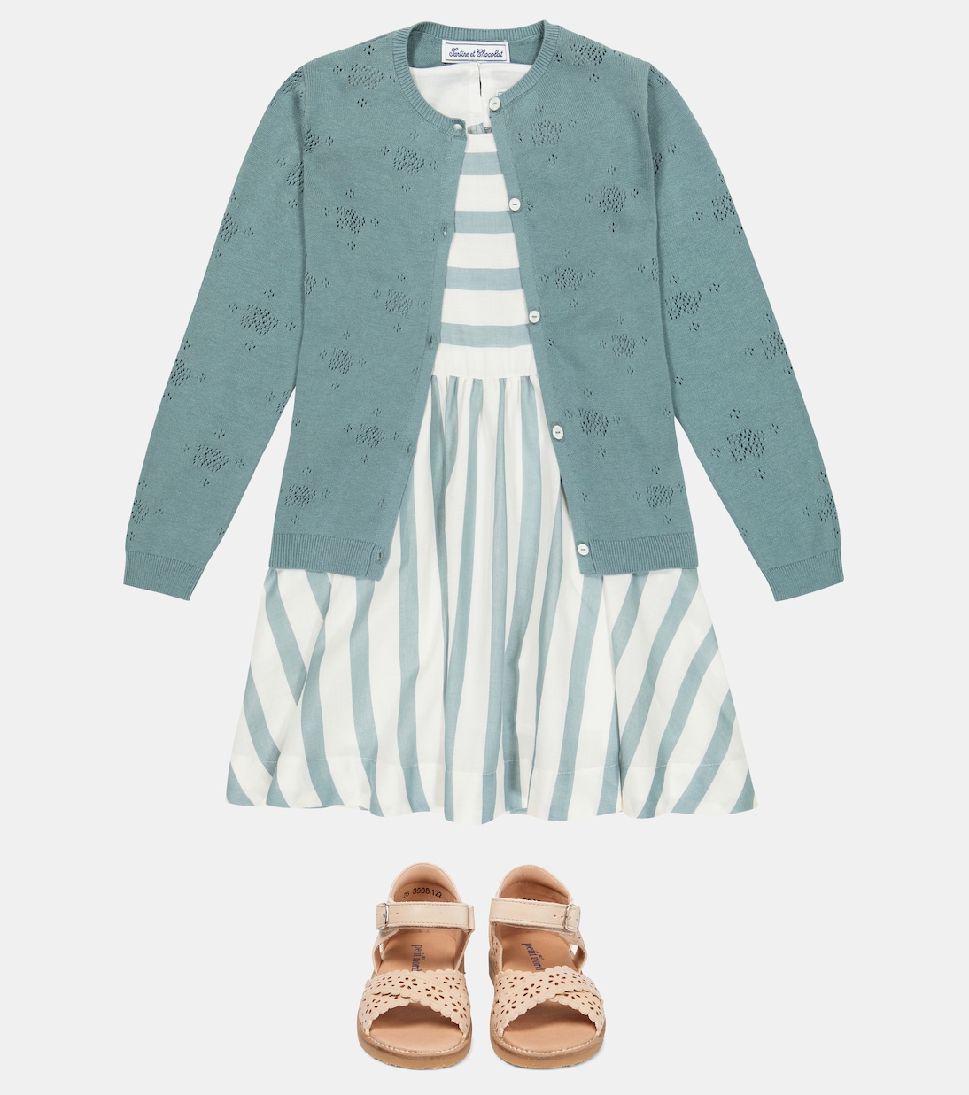 Baby cotton-blend cardigan | Tartine et Chocolat