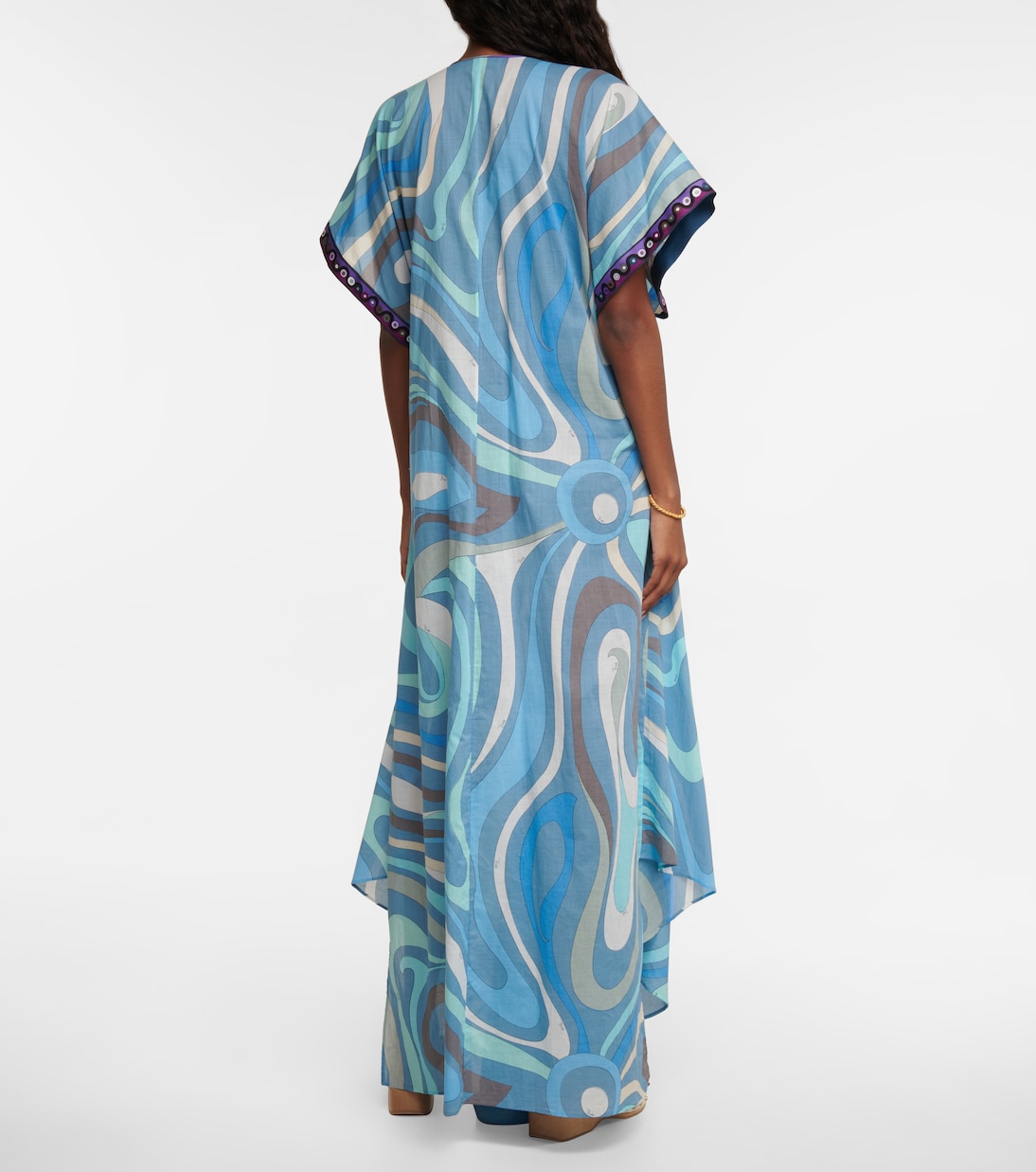 Caftán de algodón estampado | Pucci