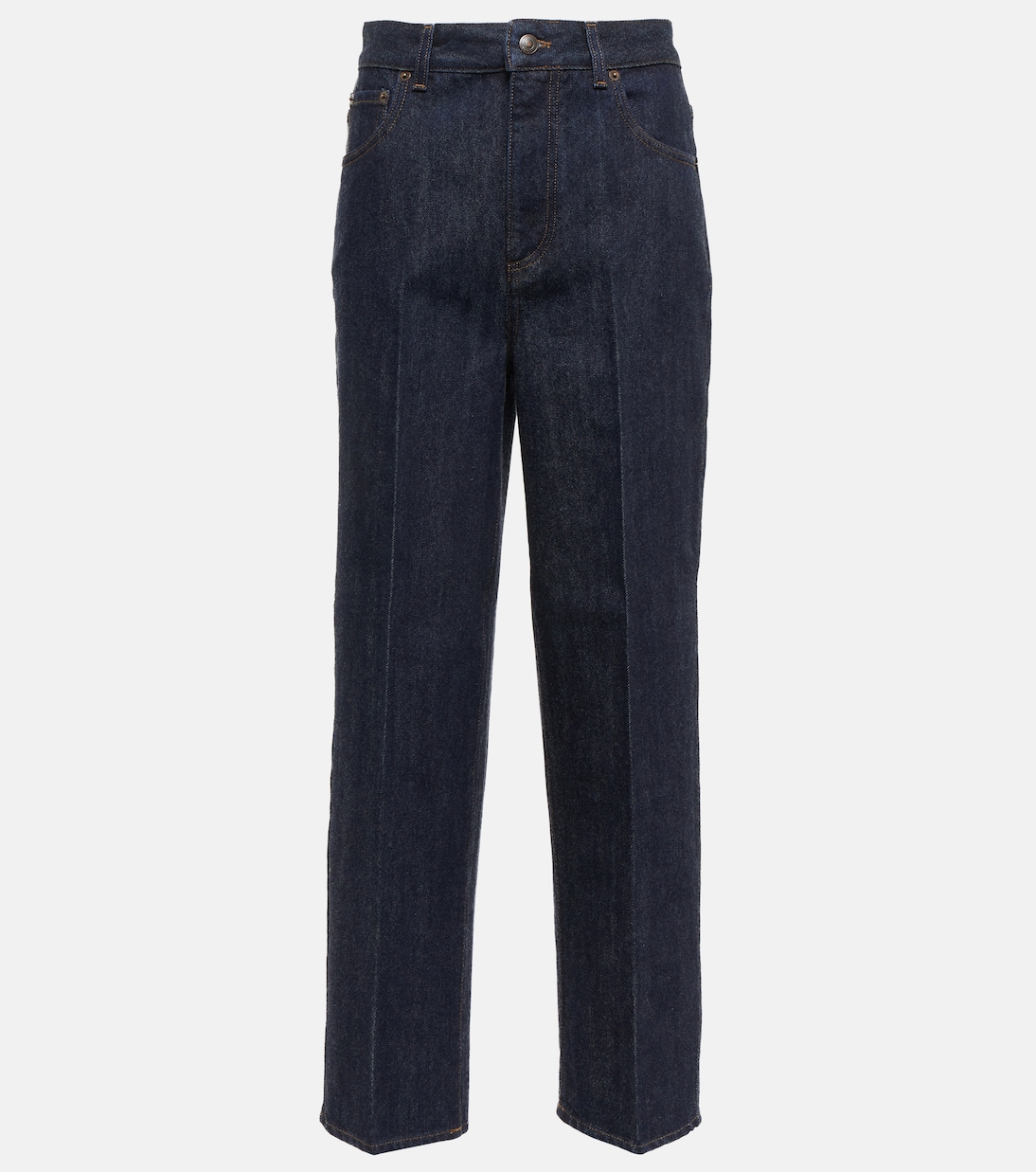 Jean droit à taille haute | Loro Piana