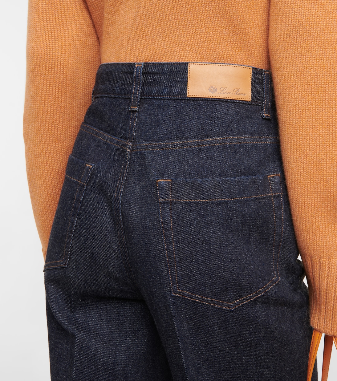 Jean droit à taille haute | Loro Piana