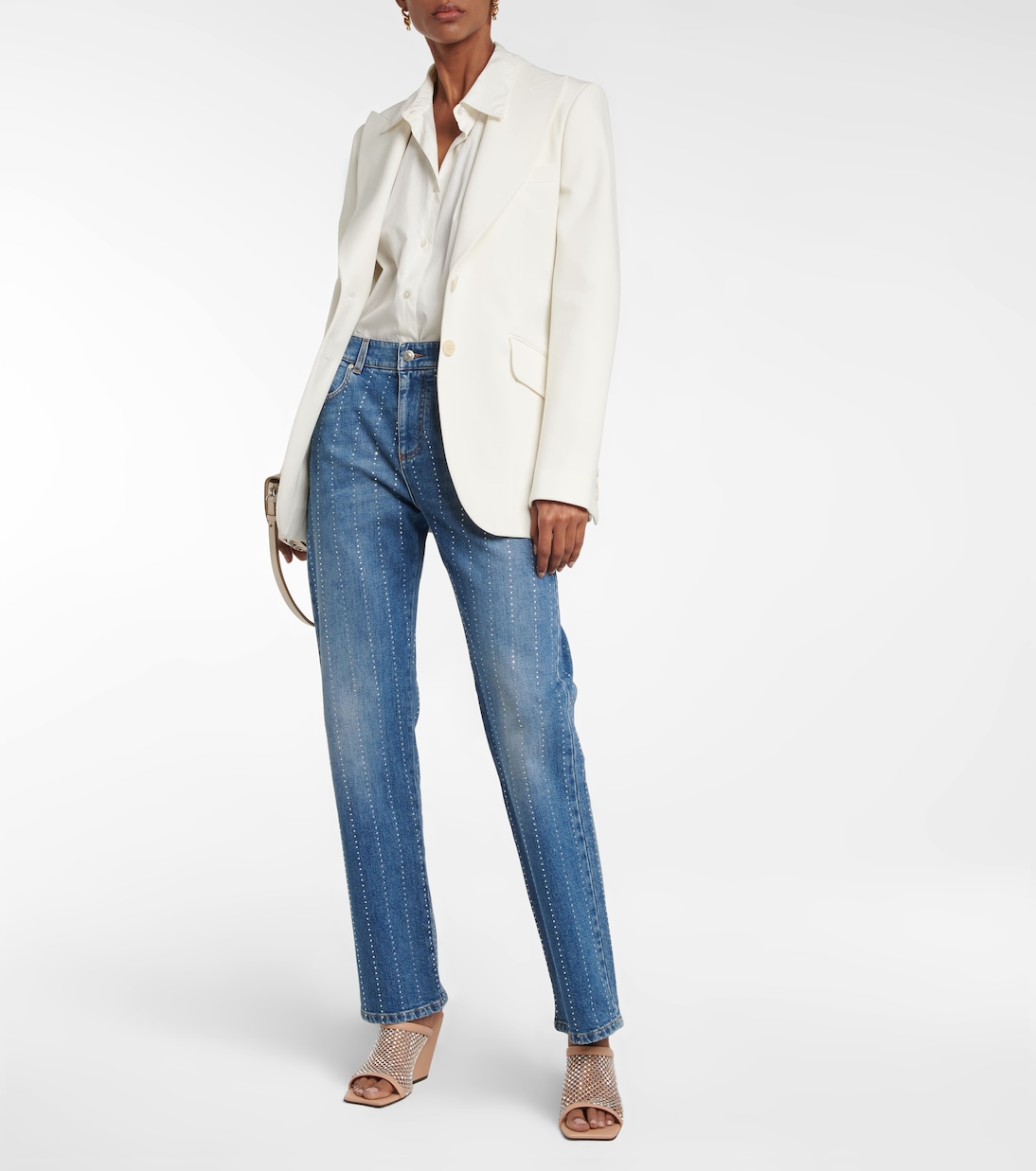Jean raccourci à ornements | Stella McCartney