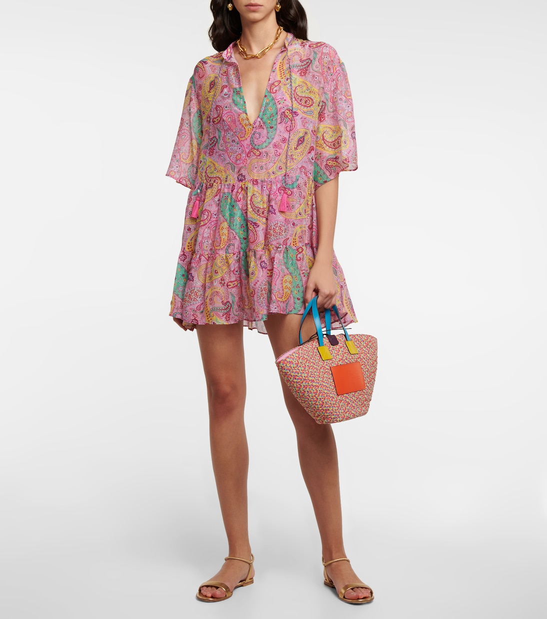 Minikleid aus Baumwolle und Seide | Etro