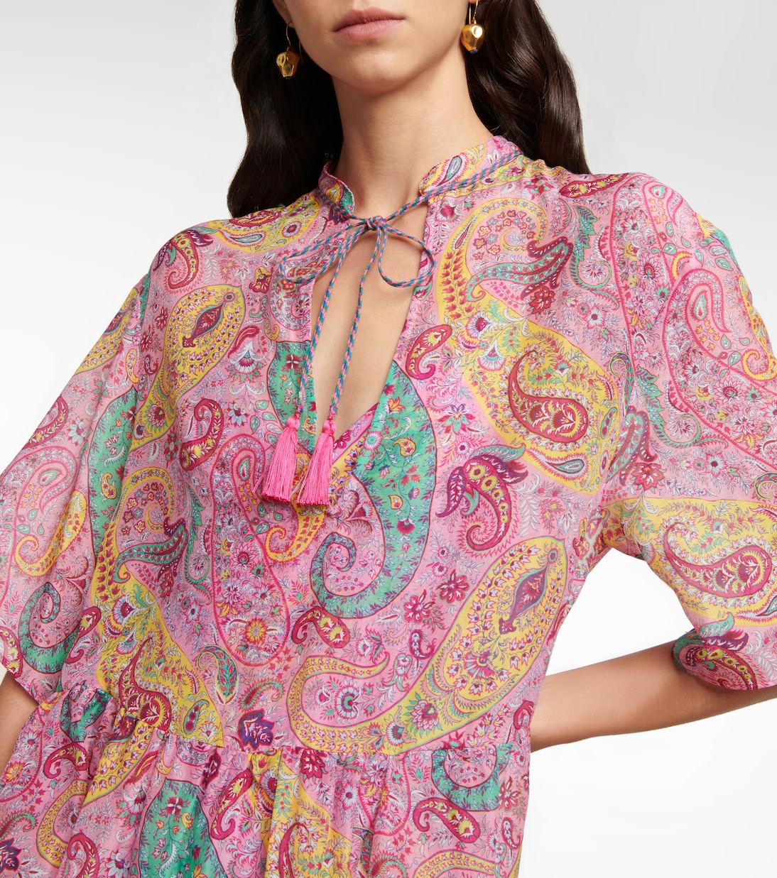 Minikleid aus Baumwolle und Seide | Etro
