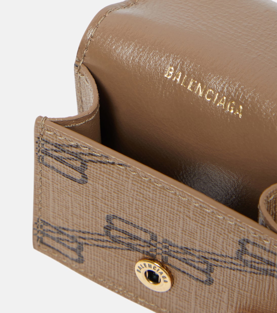 Logo AirPods leather case | Balenciaga