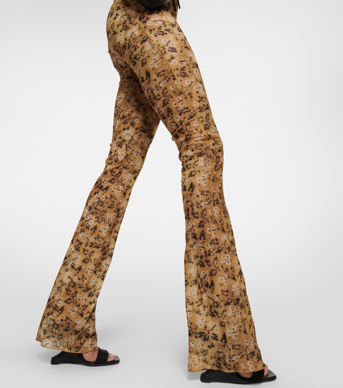 Legging évasé à fleurs | KNWLS