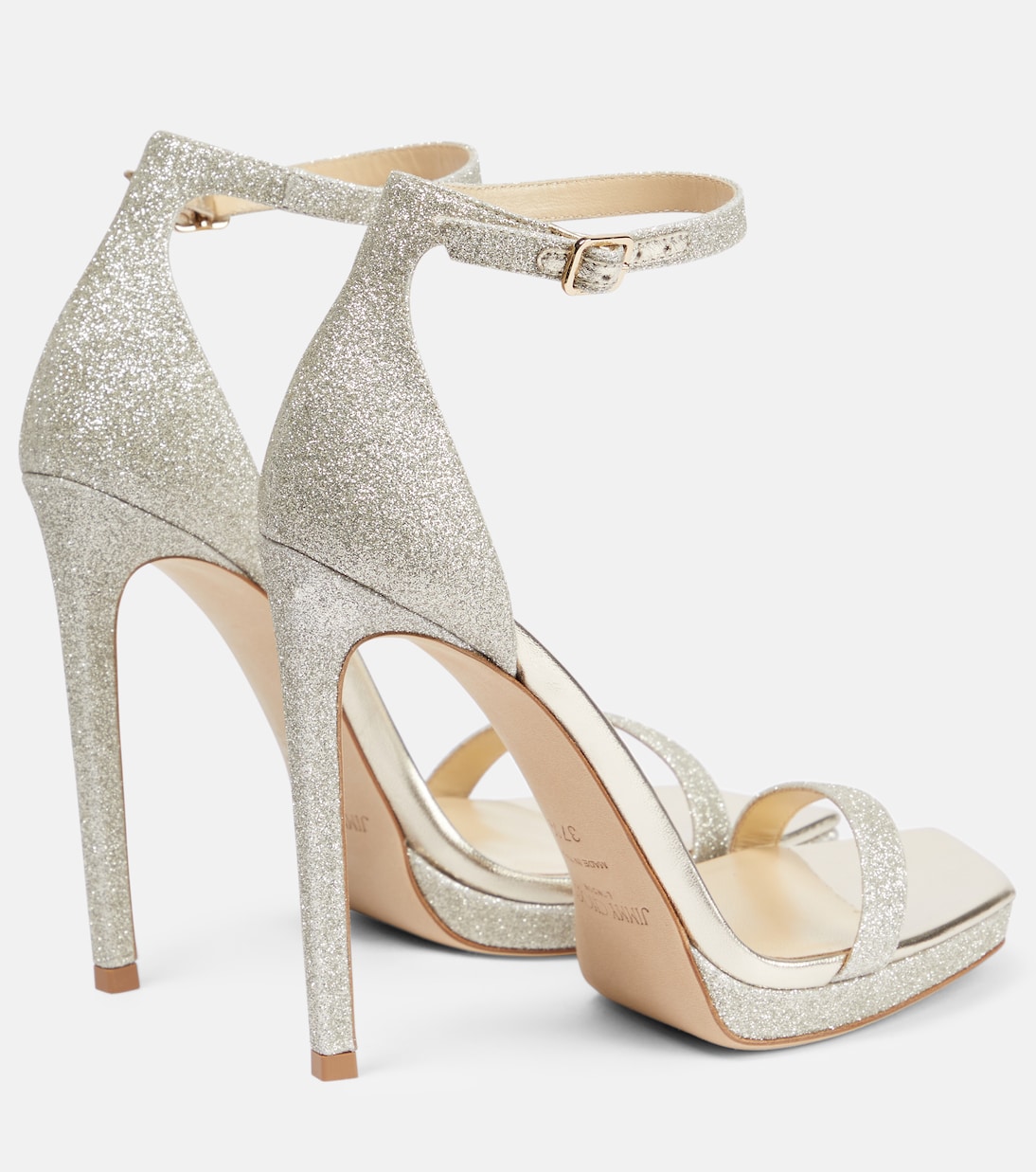 Alva 120 embellished leather sandals | Jimmy Choo