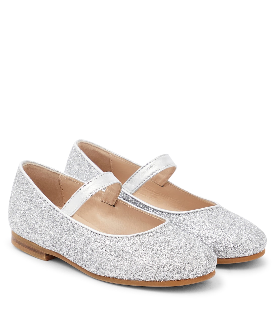Glittered ballet flats | Il Gufo