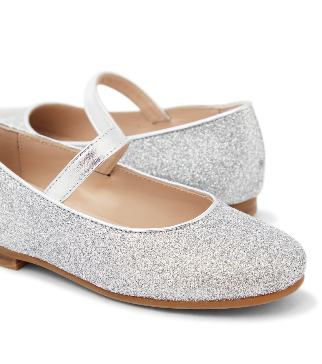 Glittered ballet flats | Il Gufo