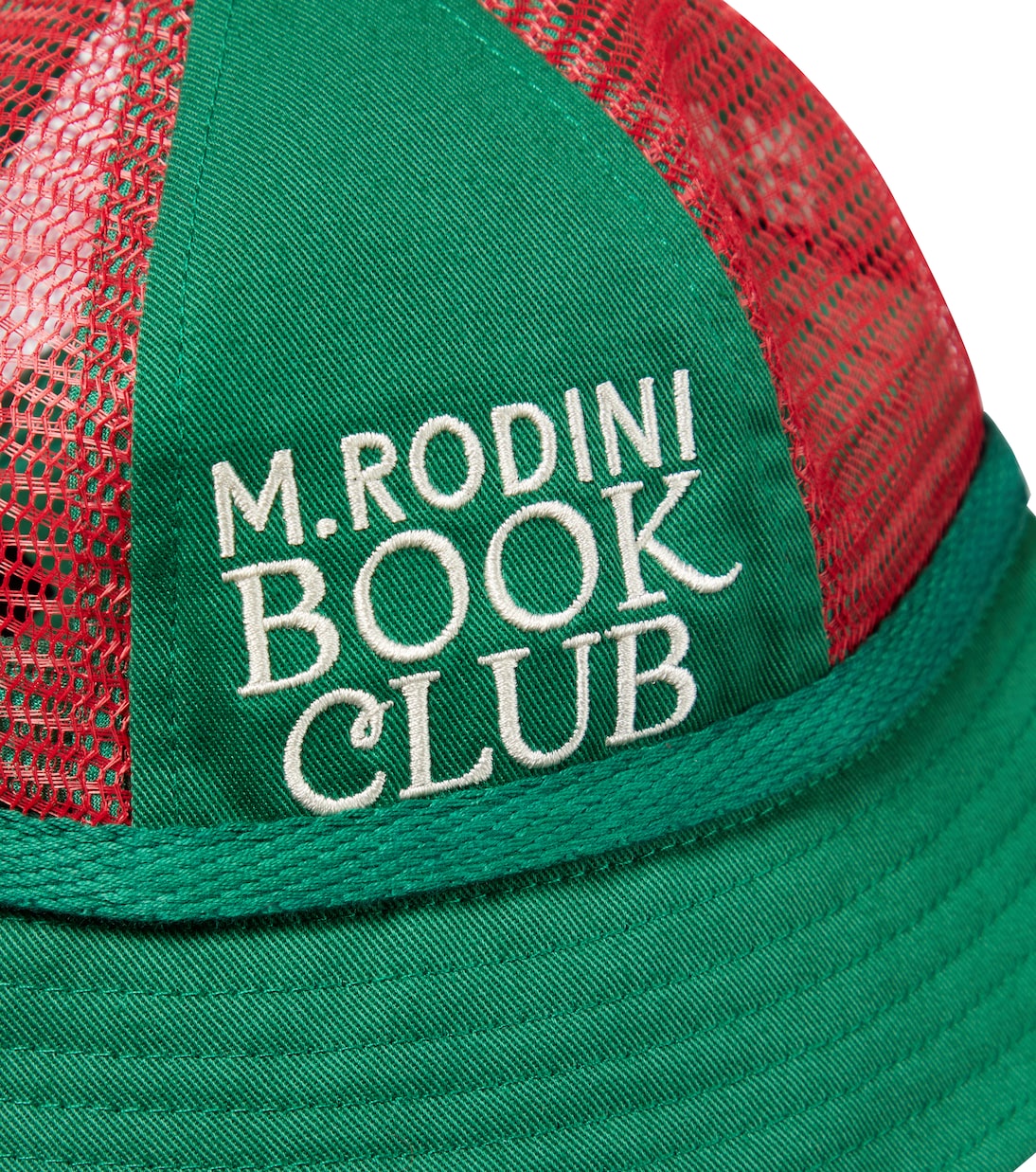 Cappello in mesh di cotone con stampa | Mini Rodini