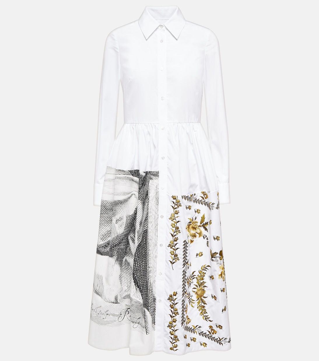Hemdblusenkleid Sutton aus Baumwolle | Erdem