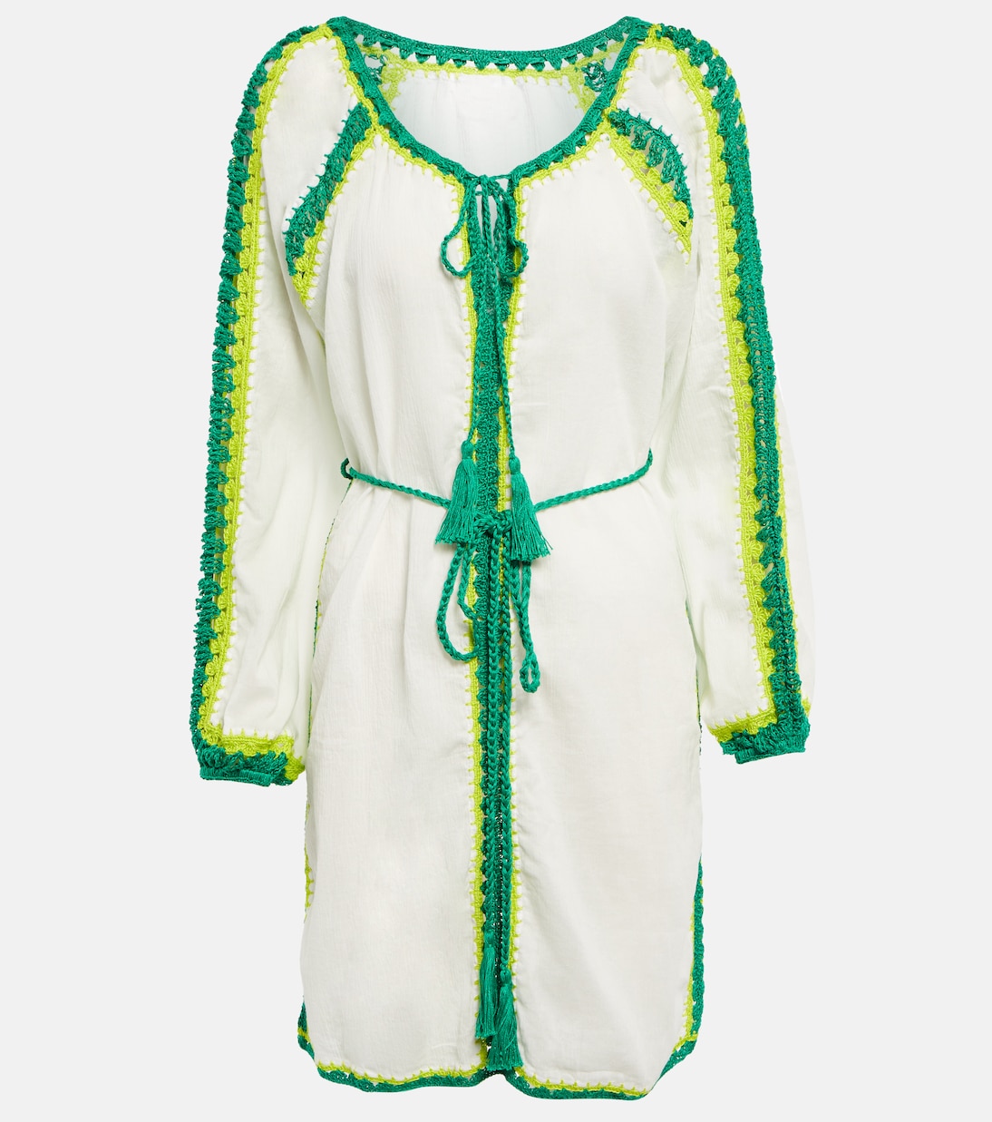 Vestido corto Penelope de algodón | Anna Kosturova