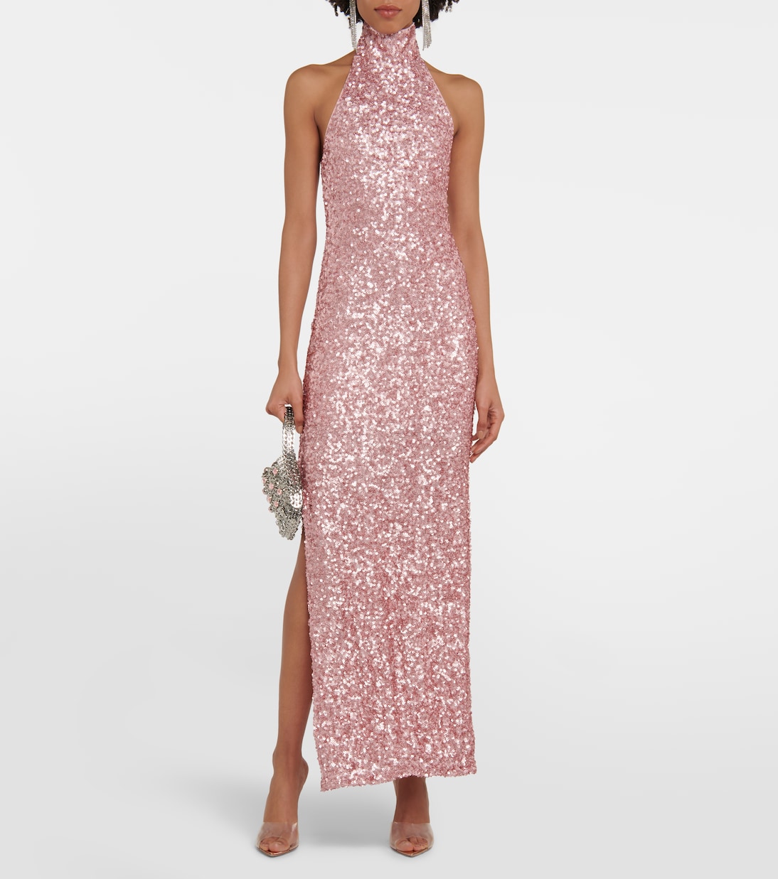 Bridal Kasia sequined maxi dress | Rotate