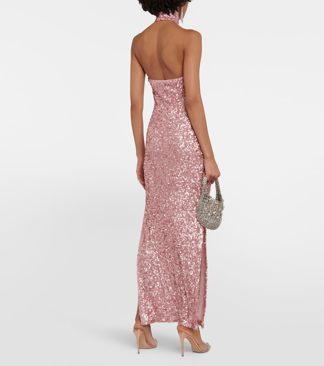 Bridal Kasia sequined maxi dress | Rotate