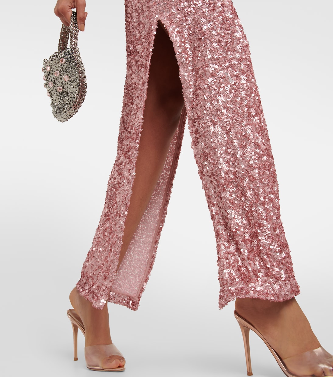 Bridal Kasia sequined maxi dress | Rotate