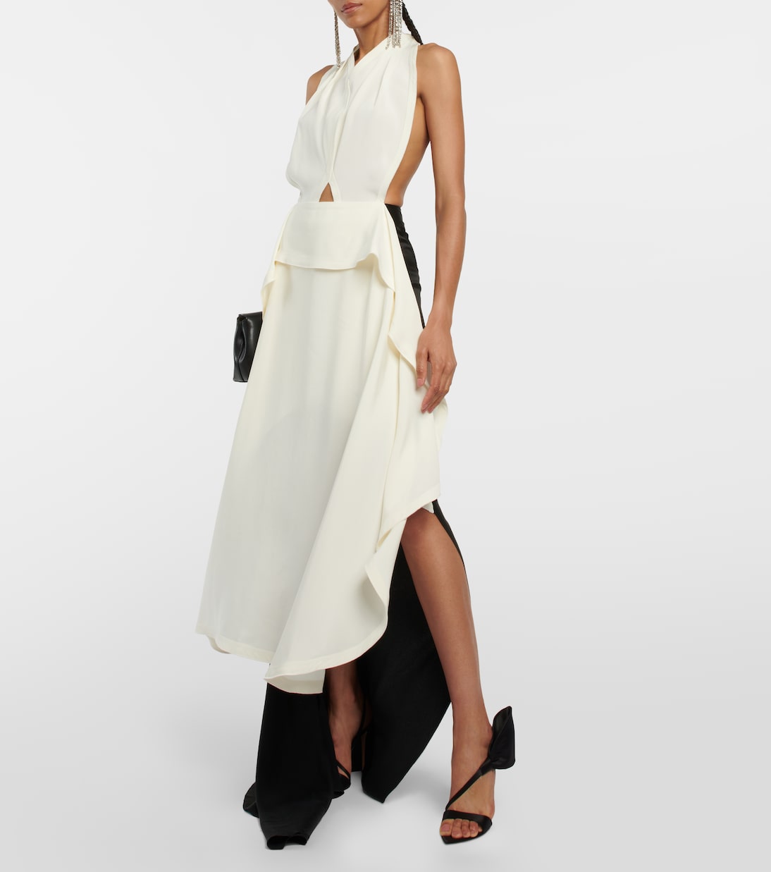 Sandales Theresa en satin | Gianvito Rossi
