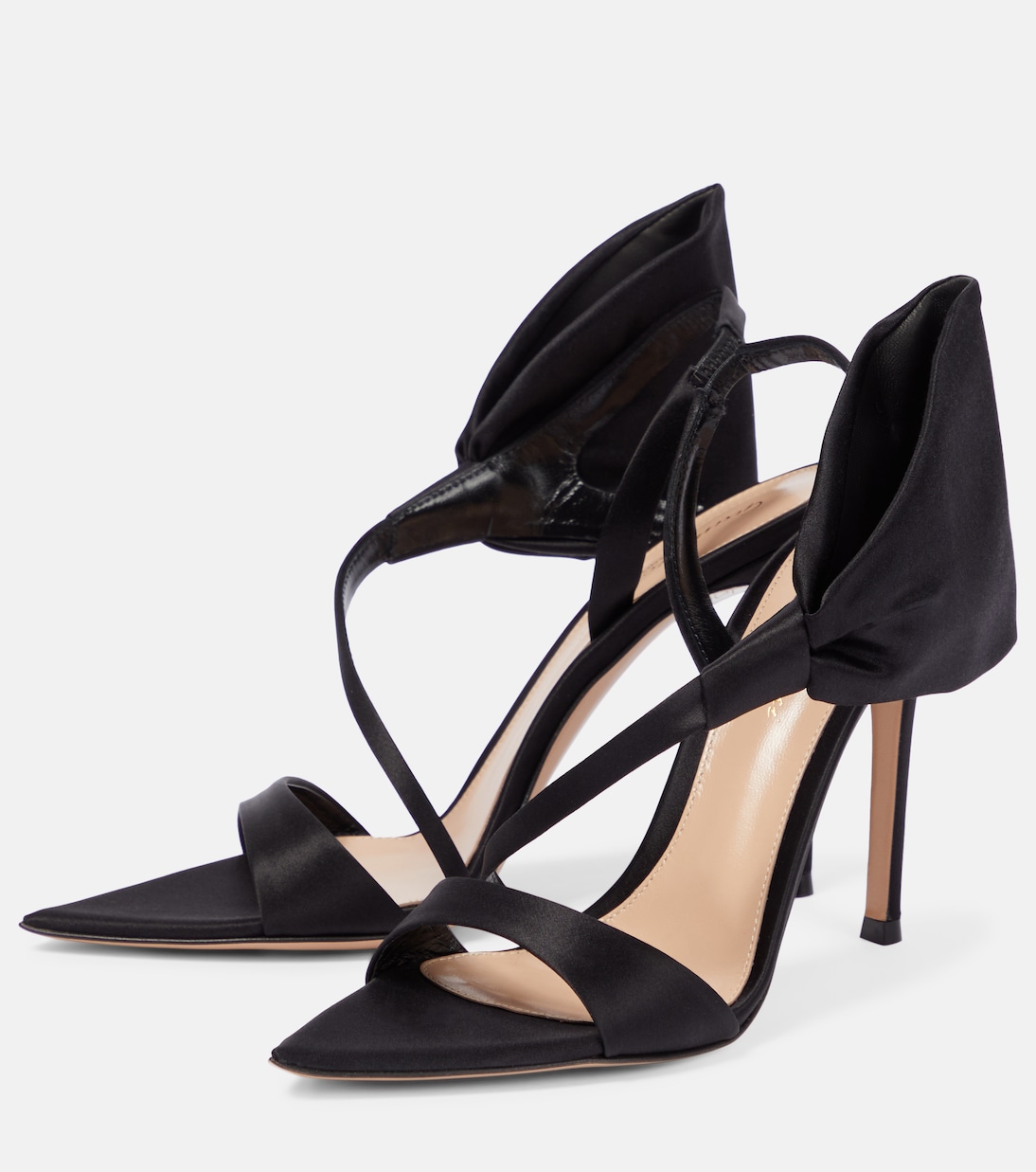 Sandales Theresa en satin | Gianvito Rossi