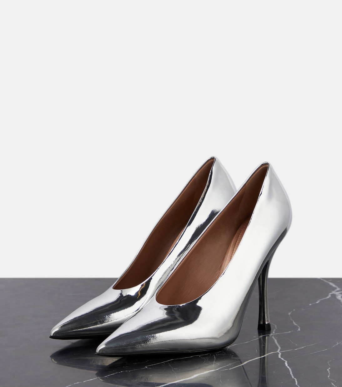 Pumps Nite-Out in pelle metallizzata | Valentino Garavani
