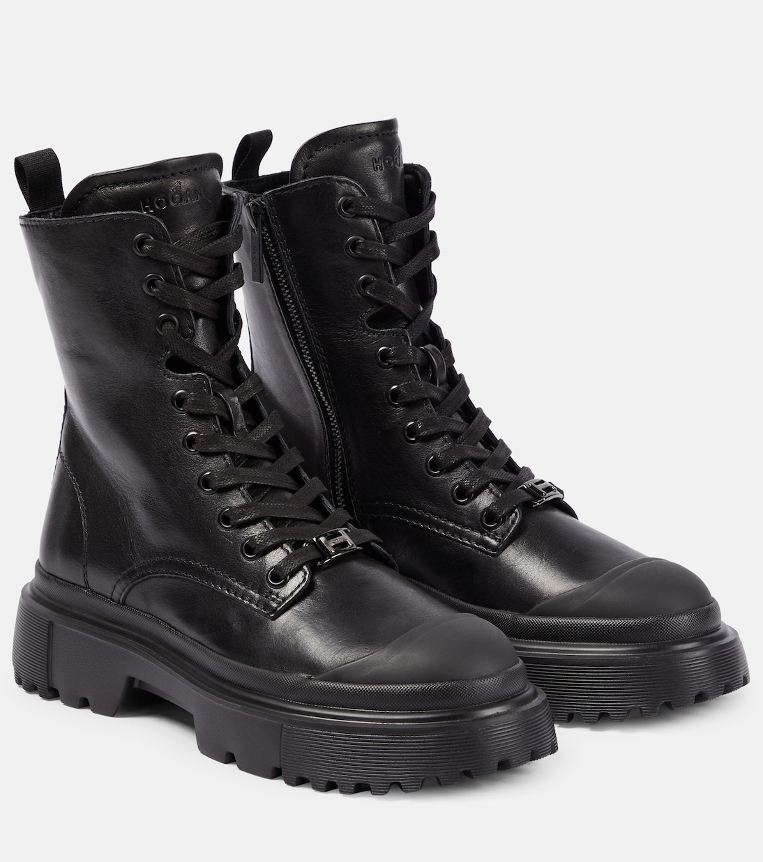 Combat Boots H619 aus Leder | Hogan