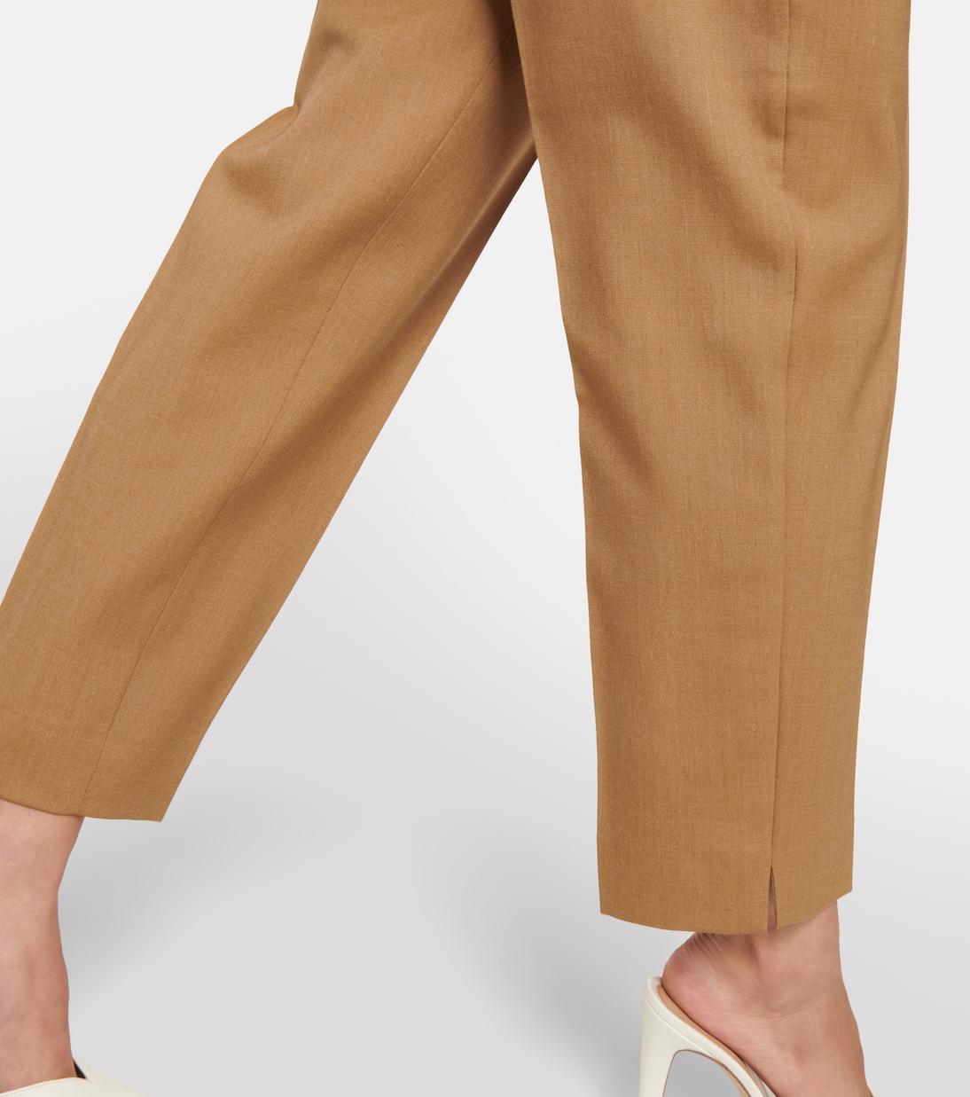 Mira wool, mohair, and silk pants | Max Mara